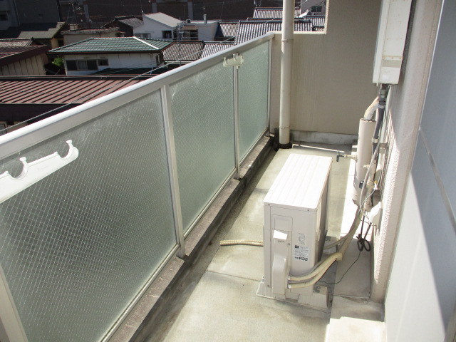 プランドール王寺のバルコニー