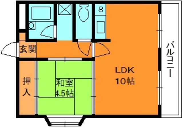 プランドール王寺の間取り