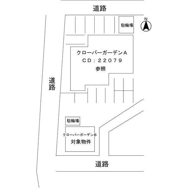 クローバーガーデンＢの駐車場