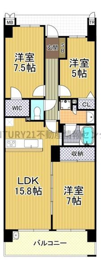 【間取り】 | リバーガーデンＥＣＯシティアリスの森 | 総戸数295戸の大規模マンション！
子ども住まい認定マンション！