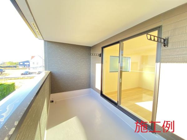 碧南入船町7丁目　全7棟・7号棟のバルコニー|施工例