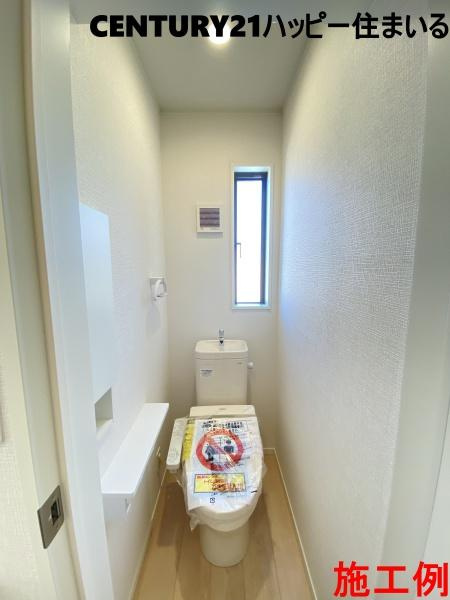 豊川市大崎町第7　全4棟・1号棟のトイレ|施工例