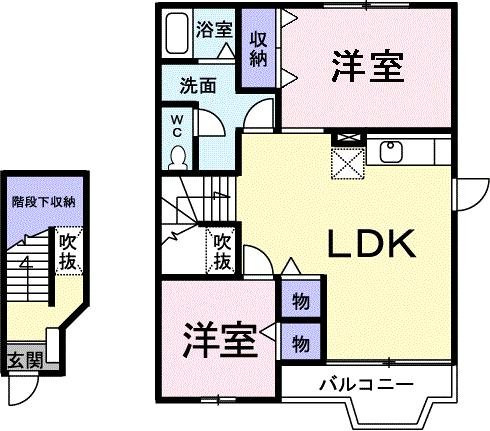 ウィンディア・Ａの間取り