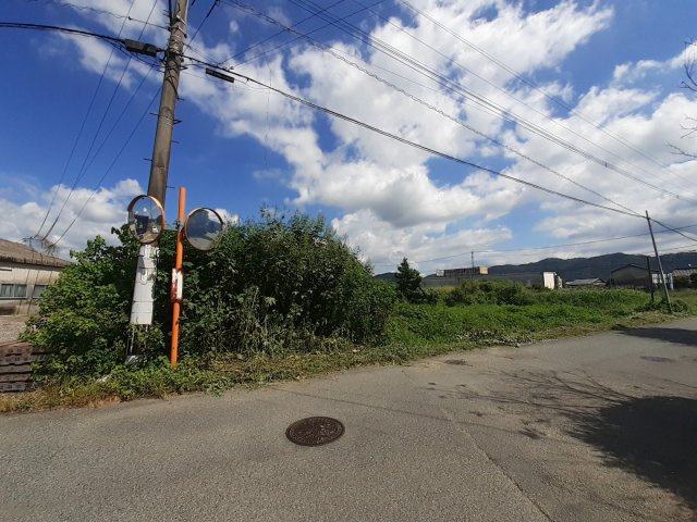 宇城市小川町北新田の売地の外観