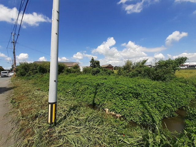 宇城市小川町北新田の売地の周辺