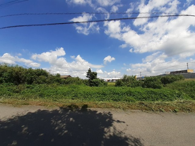 宇城市小川町北新田の売地の外観