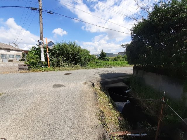 宇城市小川町北新田の売地の外観