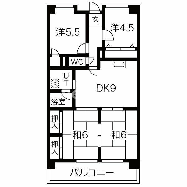 大椿ビルⅤの間取り