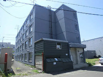 北海道札幌市　豊平区　一棟マンションの外観