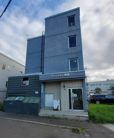 北海道札幌市　豊平区　一棟マンションの外観パース