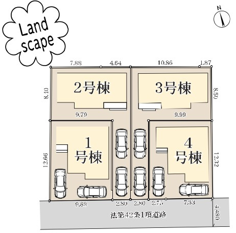 | 【横浜市瀬谷区宮沢2丁目6-3全4棟新築戸建て】★仲介手数料無料★（南瀬谷小学校・南瀬谷中学校） | 仲介手数料無料！お問合せ下さい/080-7058-7312 