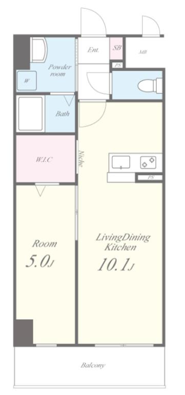 グランパシフィック花園innovationの間取り