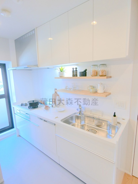 PATH池上のキッチン|グリルと食器洗浄機付き三口ガスコンロのシステムキッチン