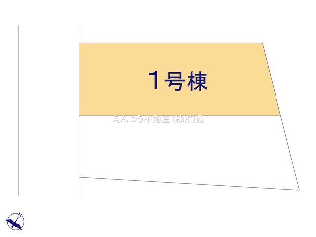 新居町の区画図