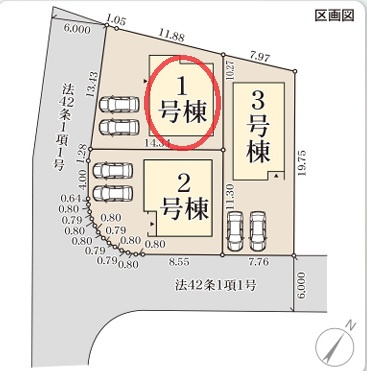 【区画図】 | リーブルガーデン近江八幡市音羽町 | 区画図