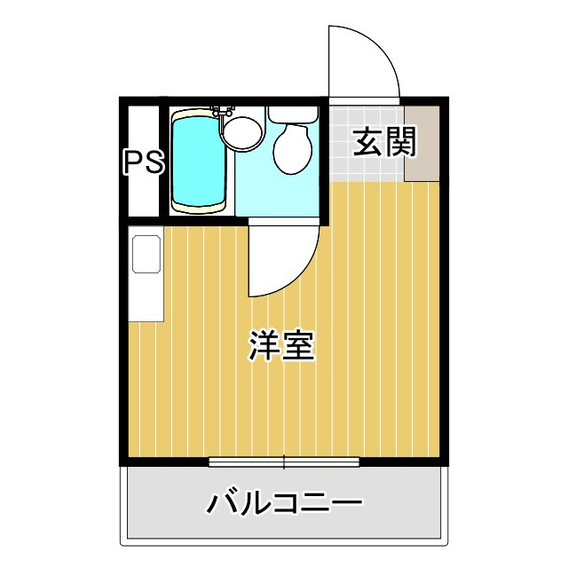 清和ハイツの間取り