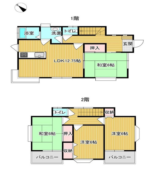 【間取り】 | 加須市栄　中古戸建