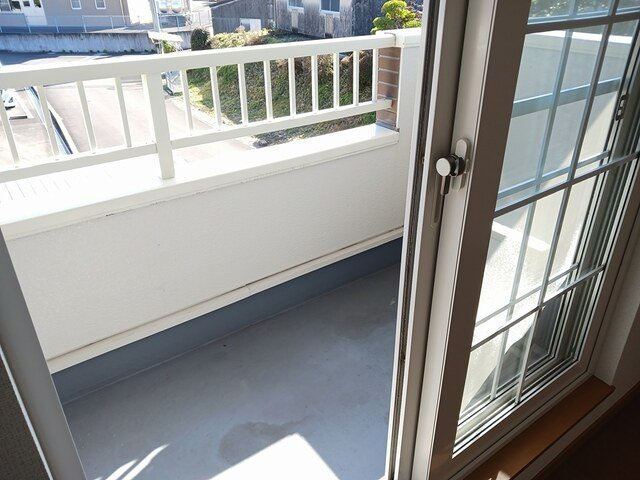 トキ　リバーサイドスクエアＡのバルコニー