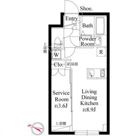 タスキsmart西大井の間取り