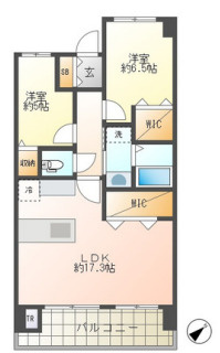 【間取り】 | ☆ルネパークオアシス | 3LDKにも変更可能です。ご相談ください