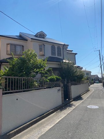 尼崎市富松町４丁目中古戸建の前面道路含む現地写真