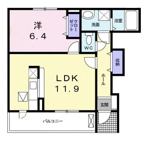 グラン・シャリオＢの間取り