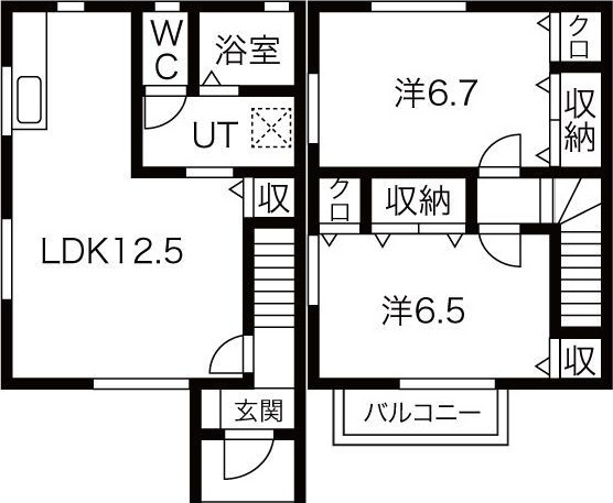 クオーレC棟の間取り