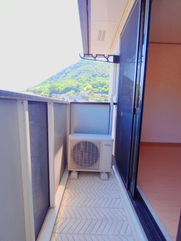 セジュール安芸のバルコニー