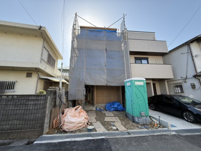 【外観】 | 【プレイワーク下条町Ⅱ】旭小・新築建売・4LDK・泉大津市下条町 | 落ち着いた雰囲気の外観です
