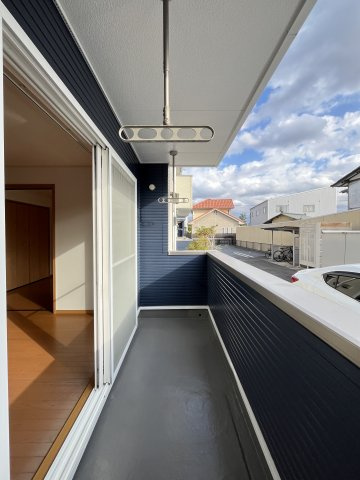 パインコーン　１番館のバルコニー