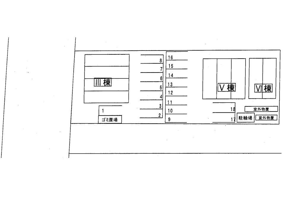 プチ・プランタン　Ⅴの区画図