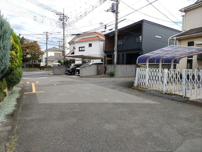 【前面道路含む現地写真】 | 北本市東間８丁目　売地