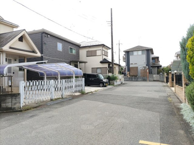 【前面道路含む現地写真】 | 北本市東間８丁目　売地