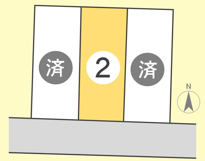 東邦ピュアコート里島の土地図