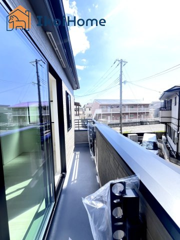 明石市太寺天王町　新築戸建のバルコニー|【ホームページに現地動画掲載中】●年中無休：当日予約可●陽当り良好の南西向きバルコニーです♪