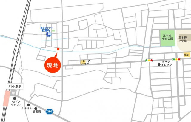 東邦ピュアコート四ツ屋Ⅷ(8)　2号地の地図