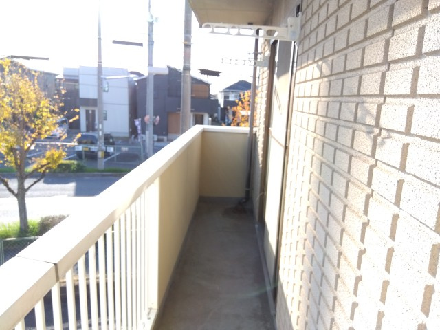ベルメゾン上松のバルコニー