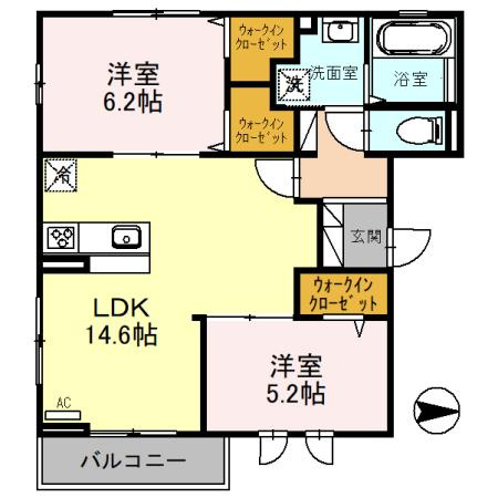 【間取り】 | セレブリティ長吉プレミアムC