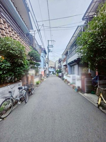 大阪市城東区新喜多1丁目　戸建の前面道路含む現地写真