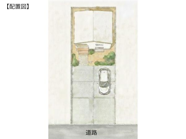 横田2丁目Ｗ棟　新築の区画図|※図面と現況が異なる場合は現況を優先させていただきます。