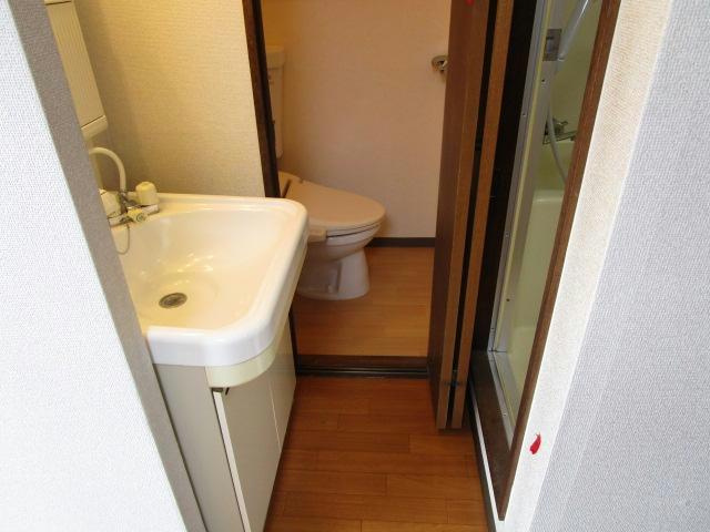 コスモハイツA棟の洗面所