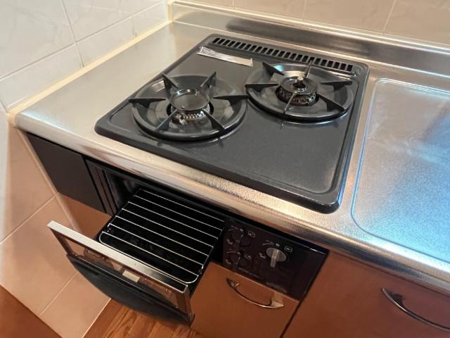 アンベリールMのキッチン|ガスコンロ