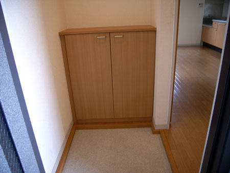 ファミール唐国IIの玄関|ゆったりとした玄関です