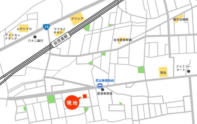東邦ピュアコート犀北団地Ⅱ　2号地の地図