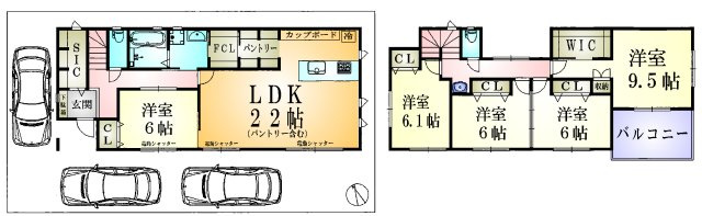 府中市四谷３丁目の新築一戸建