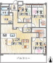 【間取り】 | 3LDK