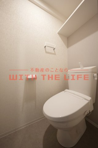 S-RESIDENCE久留米六ツ門abreastⅡ【キャンペーン対象物件】のトイレ|落ち着いたトイレです