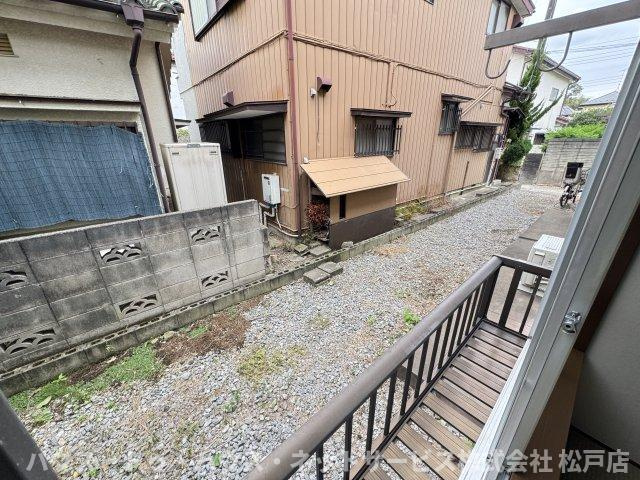 第二エンゼルコーポのバルコニー