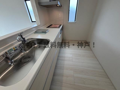【キッチン】 | 明石市太寺天王町　新築戸建　仲介手数料無料！ | きれいなキッチンです