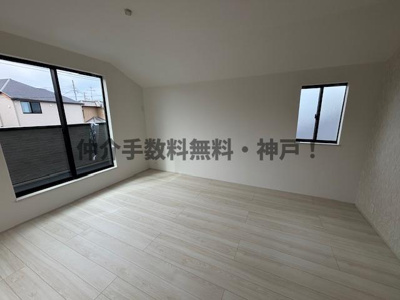 【居間・リビング】 | 明石市太寺天王町　新築戸建　仲介手数料無料！ | 居間です